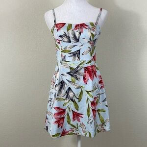 French connection Floral mini strap dress size 6